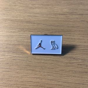Nike promotional ovo Drake X Jordan pin